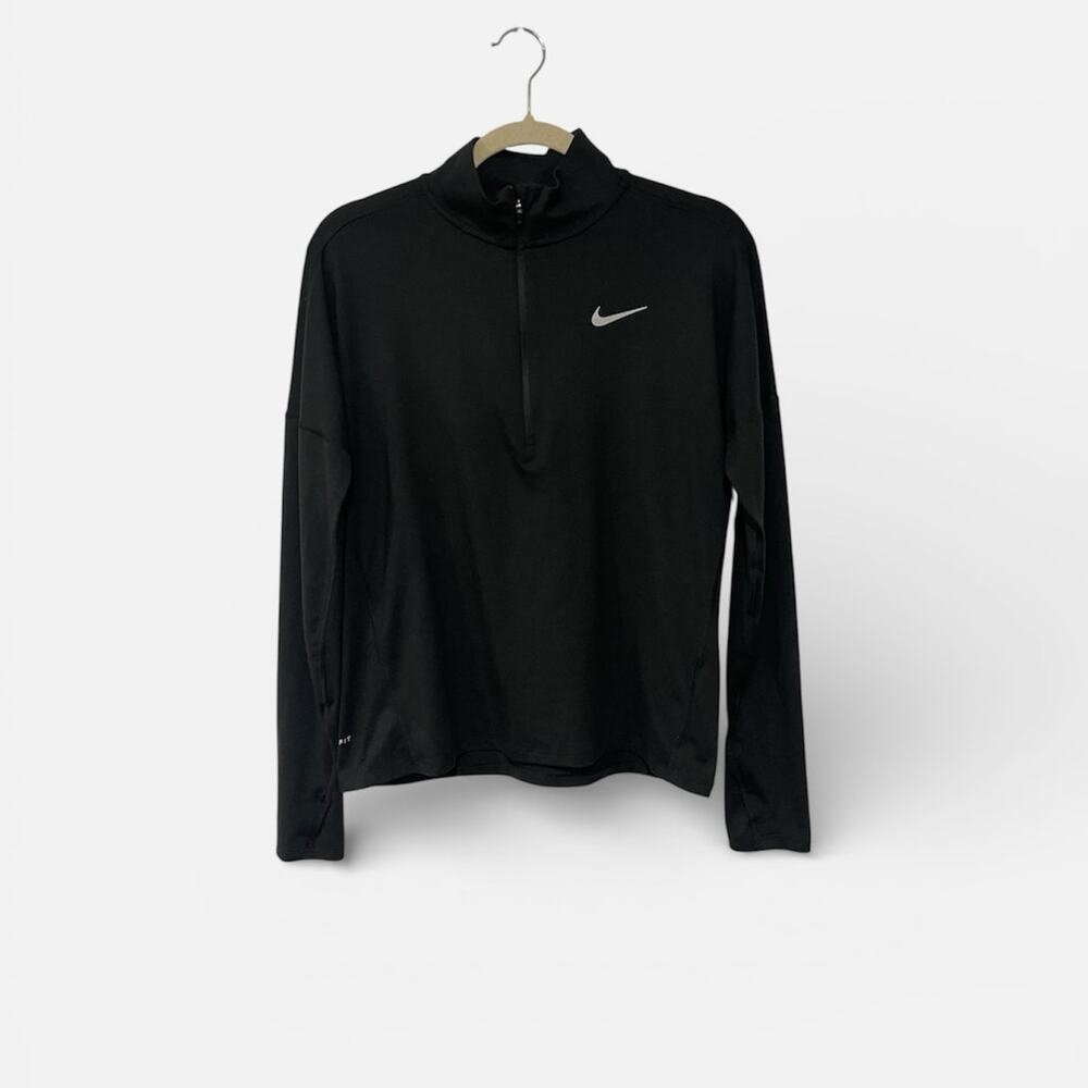 Nike Women's Element Dri-Fit 1/2 Zip Running Pullover Small Outdoors